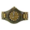 Wristwatches BEWELL W023B Sell Men Wood Watch Quartz Watches Wooden Band Calendar Luxury Male Dress Relogio Masculino6057352