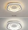 Modern LED taklampor ljuskrona hög ljusstyrka glans minimalism vit sovrum vardagsrum gångar hemlampor