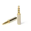 Golden Plated Connector 2.5mm Male to 3.5mm Female Audio Stereo Headphone Jack Adapter Converter