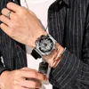 Men Military Watch 50m Waterproof Wristwatch LED Quartz Clock Sport Male Relogios Masculino 1545 S Wristwatches