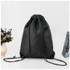Kids Drawstring Backpack Bag Clothes Shoes Bags School Sport Gym PE Dance Backpacks Nylon Backpack Polyester Cord by beauty1024