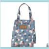 Sacs De Stockage Ménage Organisation Maison Jardin Frais Isolé Femmes Thermique Mode Portable Fourre-Tout Refroidisseur Sac À Lunch Pour Femme Enfants Pi