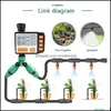 Équipements d'arrosage Fournitures de jardin Patio, Lawn Home Matic Timer Smart Grand écran Affichage numérique Outil de synchronisation Arroseur pour l'irrigation S