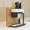 Stainless Steel Knife Cutting Board Stand Chopsticks Spoon Dryer Cutlery Storage Holder Cutlery Rack Kitchen Utensil