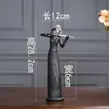 Nordic Simple Musician Band violon chant de sport mec statue noirs figurines armoires ornements à la maison décoration moderne cadeau élégant 215421960