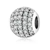 2022 100% 925 collane in argento sterling classico gemma bianca fascino animale braccialetto di perline accessori fai da te perline intero 295S