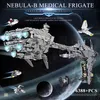 MOLD KING UCS Nebulon-B Bloc de construction de frégate médicale 21001 Star Plan Toy Compatible avec MOC 5083 Brique Enfants Jouets d'anniversaire Cadeaux de Noël