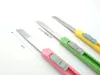 Produttori all'ingrosso di plastica all'ingrosso coltello da ufficio cancelleria carta da taglio piccolo coltello da carta da parati portatile