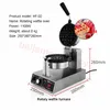 220 V Roterende Non-Stick Waffle Maker Elektrische Bakken Pan Commerciële Wafelijzer Belgische Wafel Machine