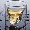 Bicchieri Tazze da 2,5 once Tazza da vino Teschio Bicchieri da liquore Birra Whisky Decorazione di Halloween Festa creativa Trasparente Bere ZWL458