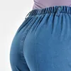 Casual Jeans s Female Summer Women Calf-Length Denim Pants Mom High Waist Plus Size Jean For Woman jeans mujer 210720