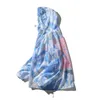 Vestes pour hommes Summer Anorak Jacket Hommes Tie Dye Imprimer Randonnée légère Randonnée Pull à capuche Mens Mountain Smock Coupe-vent