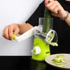 DEKO Cortador de vegetales manual Rodillo multifuncional Patata Pepino Slicer Grano Molinillo Herramienta de cocina desmontable 210317