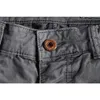 Bermuda Shorts pour hommes Cargo Army Pantalons décontractés pour hommes Mâle Slim Marque Vêtements Randonnée Lâche Solide Coton Garçon Été 210716