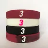 Fã de basquete Silicone Rubber Wrists Sports Sports Outdoor Bracelets para jogadores de basquete infantil Bandas de fitness