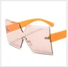 Безрамная большая рамка личности Joker Congoined красочные солнцезащитные очки многоцветные моды, поперечные солнцезащитные очки 1791