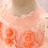 Robes de fille 200 pièces princesse née sur mesure pour bébé première 1ère année robe d'anniversaire Costume de carnaval de pâques fête infantile