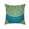 Mandala Printing Cushion Cover India Polyester Decorative Pillowcase Home Accessories Sofa Pillow Case Almohada ZT56 Cushion/Decorative