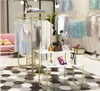 Clothing store display rack Commercial Furniture floor type children's cloth racks bag shoes high and low table cosmetics cabinet water tables