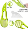 3 in 1 Avocado Slicer Multifunction Fruit Cutter Tools Knife Plastic Peeler Separator Shea Corer Butter Gadgetsキッチン野菜1702695