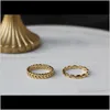 Band Jewelrylove Golden Botany Willow Wheat Ear Women Ring High Quality Simplicity Design Fashion Rings Gifts Drop Delivery 2021 Rbhn0