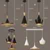 Noordse hanglampen voor thuisverlichting Modern dineren Muziekinstrument ABC Hangende lamp houten aluminium lampenkap