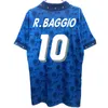 Italia 1994 retro Roberto Baggio camiseta home away Maglie T-shirt tee di alta qualità personalizza Melancholy prince CY200515