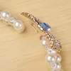 Cinturones ly diseño de moda femenina elegante faux perlas perlas encantos diamantes de imitación cinturón correa de vestir accesorios de vestir caída
