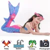 Nature Star Children's Swimwear Mermaid tail Swimsuit for girls sea-mermaid princess Costume Bikini Set pool beach bathing su221W