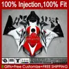 100% Fit Wtryskiwanie formy do Hondy Body CBR 1000 RR CC 1000RR 1000CC 06-07 CBR 59NO.14 CBR1000 RR CBR1000RR 06 07 CBR1000-RR 2006 2007 OEM Zestaw do zwalczania Białe Czerwony Stock