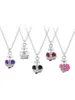 Klassieke Mode Punk Ketting Hart Saturnus planeet ketting West Koningin Diamant Nana vrouwen Partij Sieraden Met Doos