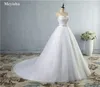 vestido de novia cruzado delantero