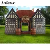 7m Lx4mw Portable Outdoor 6x4m 8x5m inflatable Irish pub bar tent for Party Event