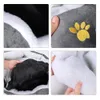 7 Color Wholesale Dog Beds For Small Large Dogs Cashmere Warming Pets kennel Sofa Lounger Cat Nest Baskets Plush Doghouse Bed Comfortable Pet Supplies Blue M03