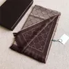 Luxe Designer Laine Écharpe Marque Classique Fleurs Designers Pashmina Écharpes Hommes Foulards Mode Femmes Écharpes Soie