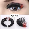 1PAIR 10-18MM D Curl Faux Mink ресницы пушистые ресницы драматические грязные короткие ложные ресницы макияж оптом глаз ресниц навалом