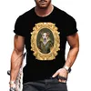 Camisetas masculinas camisetas Homens grandes 2021 Roupa solta do verão Vintage Manga curta Moda América Hip Hop Impresso O Collared Camisa