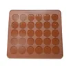 30/48 hål silikon bakplattor ugn macaron non-stick mat pan bakkaka kakor bakverktyg dh8865