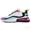 2021 New 270 React Shoes Trainers Vision Element Bleached Coral Equestrian Right Violet Bright Mens Womens Sports Sneakers