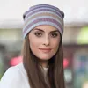 Winterstipe hoeden voor dames wollen gebreide petten Casual schedels beanies zachte warme mode dames buiten skipap haak hoed beanie/schedel eger