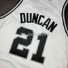 100% Cousu Tim Duncan 2001 2002 Jersey 911 Hommes XS-5XL 6XL chemise maillots de basket Retro NCAA