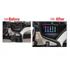 Leitor de DVD de carro de rádio de 10 polegadas para Toyota Camry LHD 2018-2019 2G Ram 1080p Video Support Steer Roda Controle