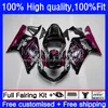 Forma wtryskowa OEM dla SUZUKI GSXR 600CC 600 750 CC K1 600CC 2001 2002 2003 Rose Black Body 19NO.89 GSXR-600 GSXR-750 GSXR600 01-03 GSX-R750 GSXR750 01 02 03 Zestaw do błonnika