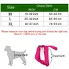 Cão Arnês Sem Pull Pet Ajustável Reflexivo Veste Arnês De Segurança De Segurança Confortável Malha Arnês Para Cães Médios Grandes 210712