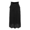 Wiosenne Plisowane Kobiety Długie Spódnice Patchwork Fałszywy Dwa Kawałek Mujer Faldas Koreański Moda Odzież Design A-Line 13A080 210525
