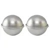 NEWAluminium Alloy Cake Ball Mould Bath Bomb Baking Moulds Roast Ball Mold DIY Dessert Sphere Shape Mold EWE7322