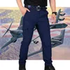 Męskie Spodnie Tactical Multi Kieszonkowy Elastyczny Waist Spodnie Wojskowe Mężczyzna Casual Cargo Spodnie dla mężczyzn Odzież Slim Fit 5XL 211201