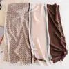 Mode Vrouwen 100% Pure Silk Sjaal Vrouwelijke Luxe Merk Print Plaid Paisley Foulard Sjaals en Sjaals Beach Sunscreen Pashmin