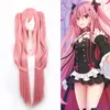 Annan Event Party Supplies Krul Tepes 100cm Long Straight Wig Owari Ingen Seraph of the End Syntetic Hair Anime Cosplay Ponytail Wigs Dangan