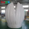 Decoración gigante de flor de loto inflable de 2m (6,56 pies) para escenario, boda, fiesta, cumpleaños (se puede abrir la flor)